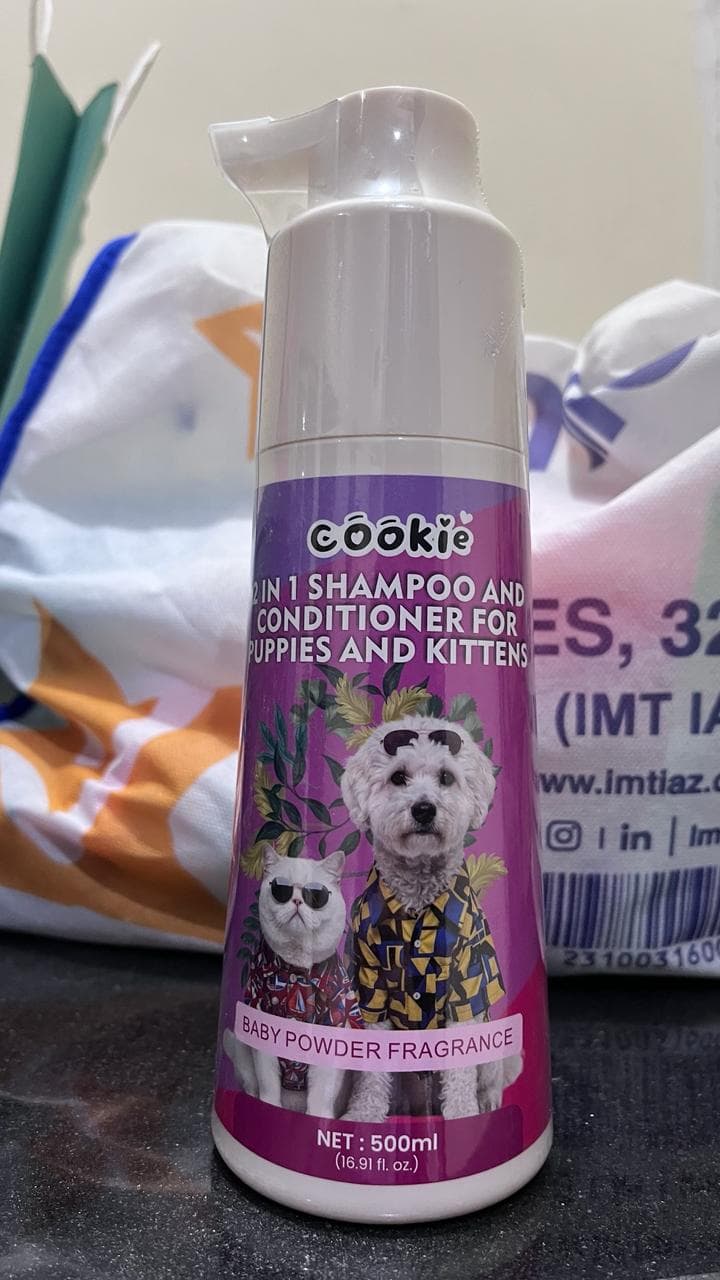 Cookie 2in1 Shampoo & Conditioner for Puppies & Kittens