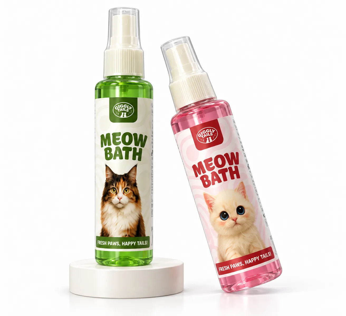 Giggly Tails Meow Bath Perfume For Cats