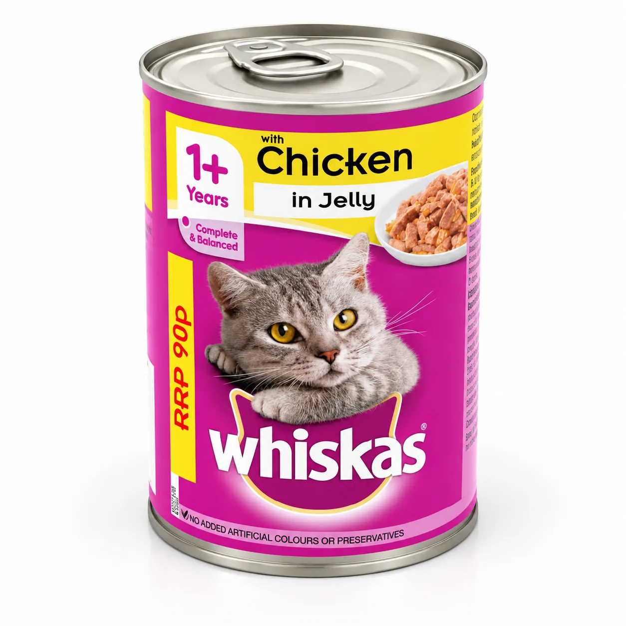 Whiskas Tin Wet Food Assorted Flavors