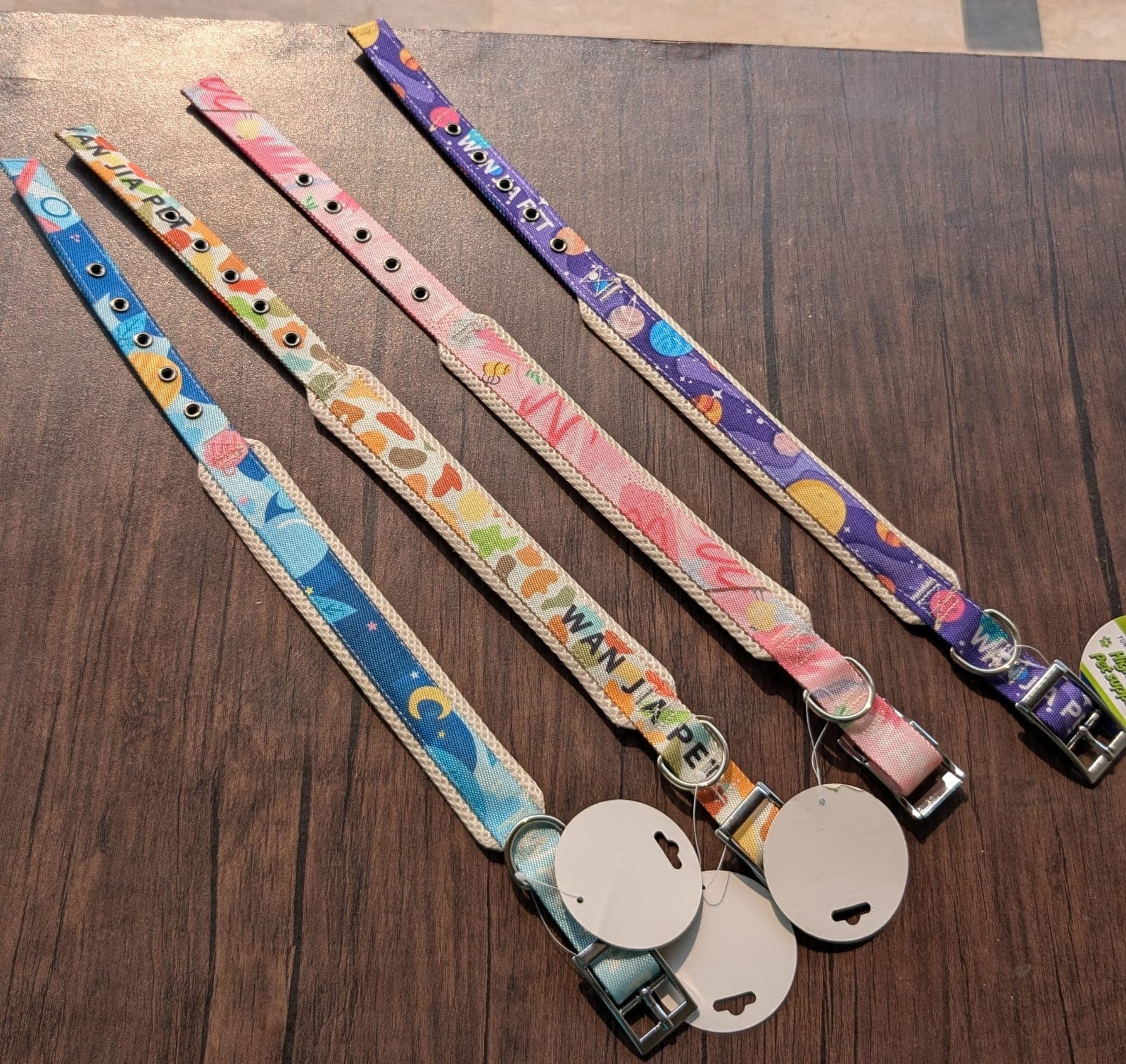 Multi Colour Soft Collar with Buckle