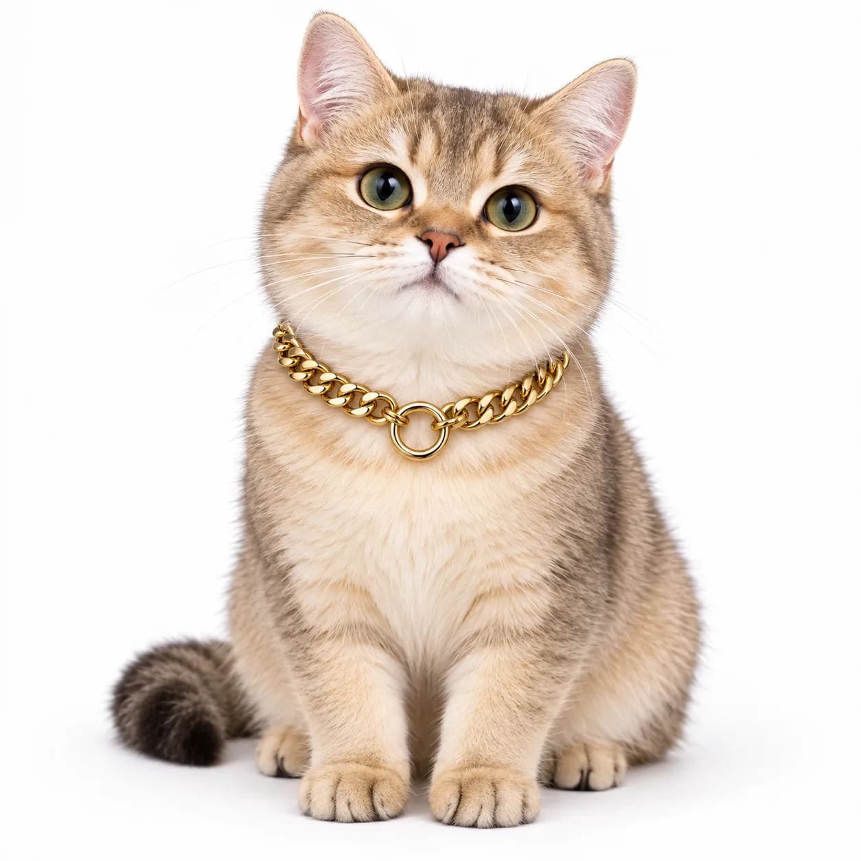 Golden Alloy Show Choke Chain