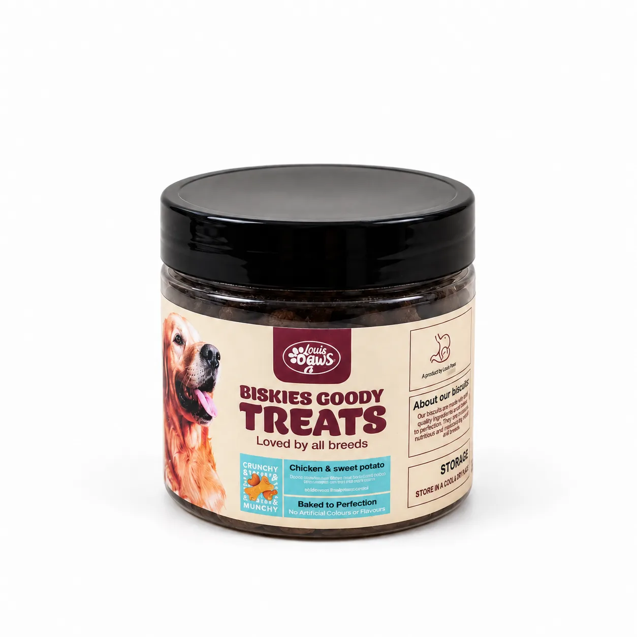 Little Paws Biskies Treat Jar